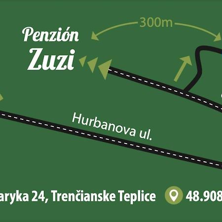 Penzión Zuzi Trenčianske Teplice Exterior foto